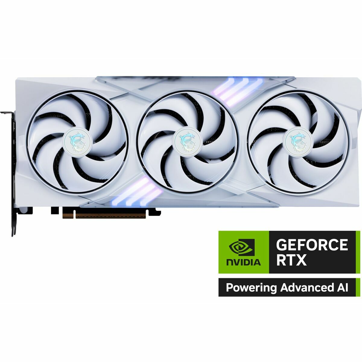 Graphics card MSI GEFORCE RTX 5070 12G GAMING TRIO OC WHITE nvidia geforce rtx 5070 12 GB GDDR6X-7