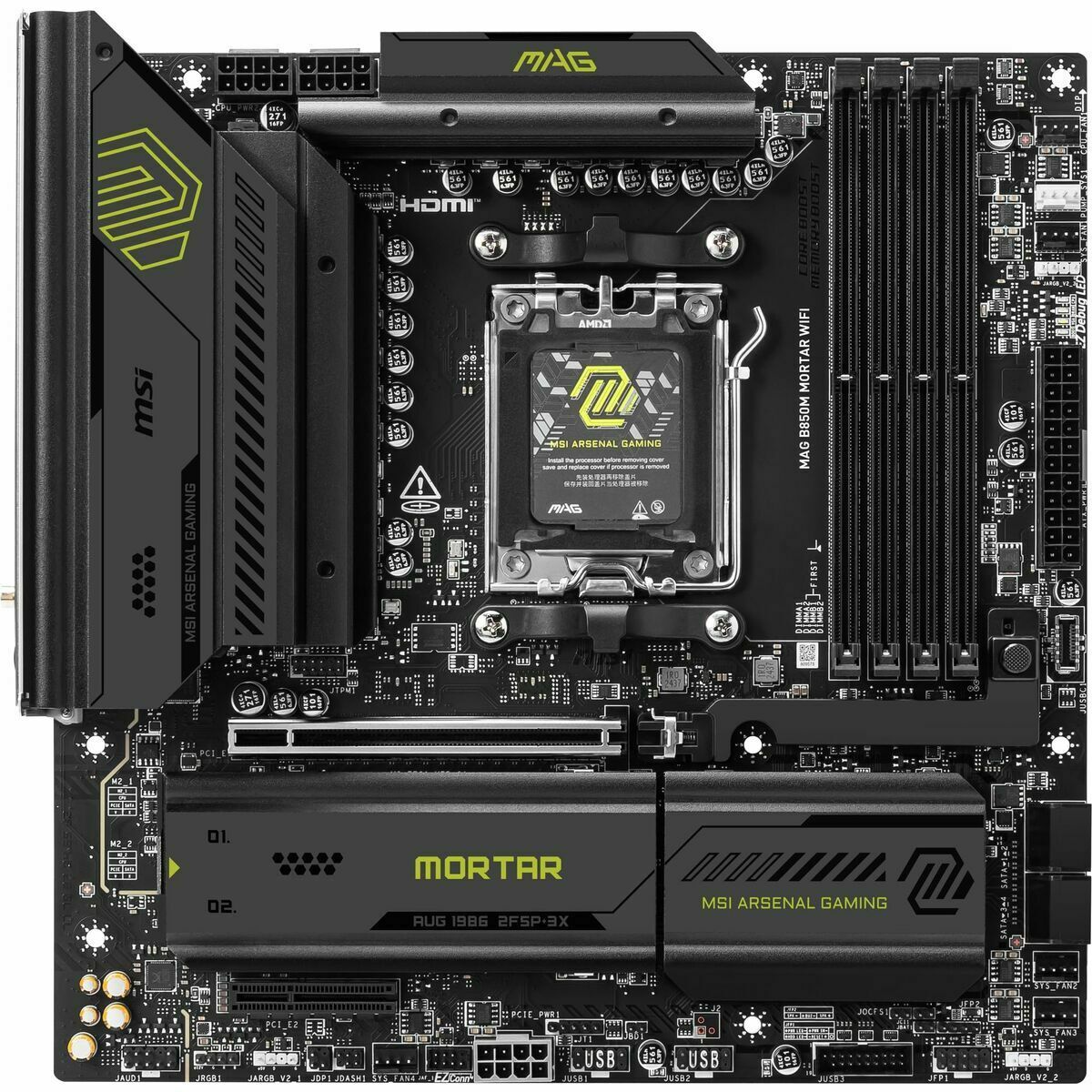 Motherboard MSI MAG B850M MORTAR WIFI AMD AM5-12