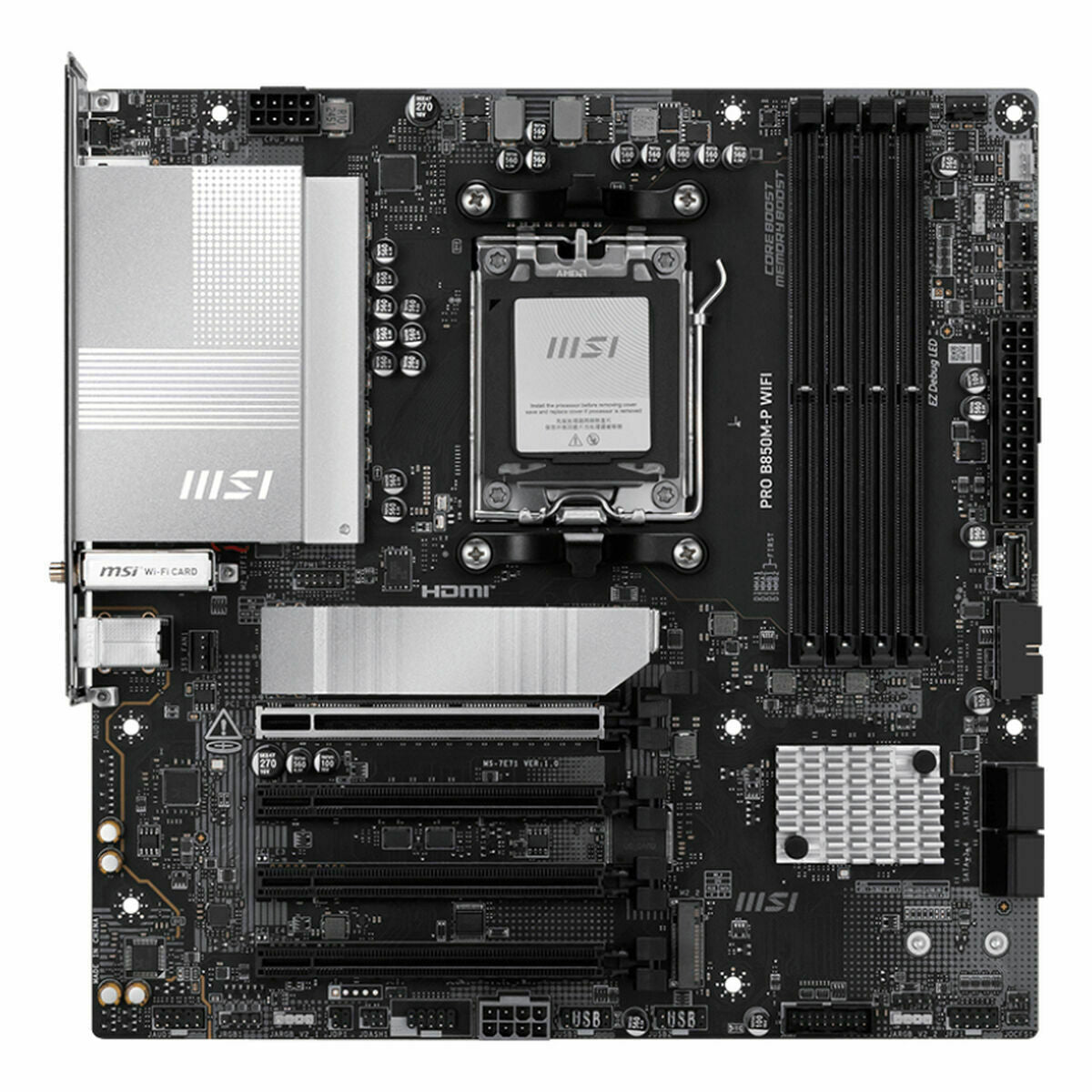 Motherboard MSI PRO B850M-P WIFI AMD AM5-17