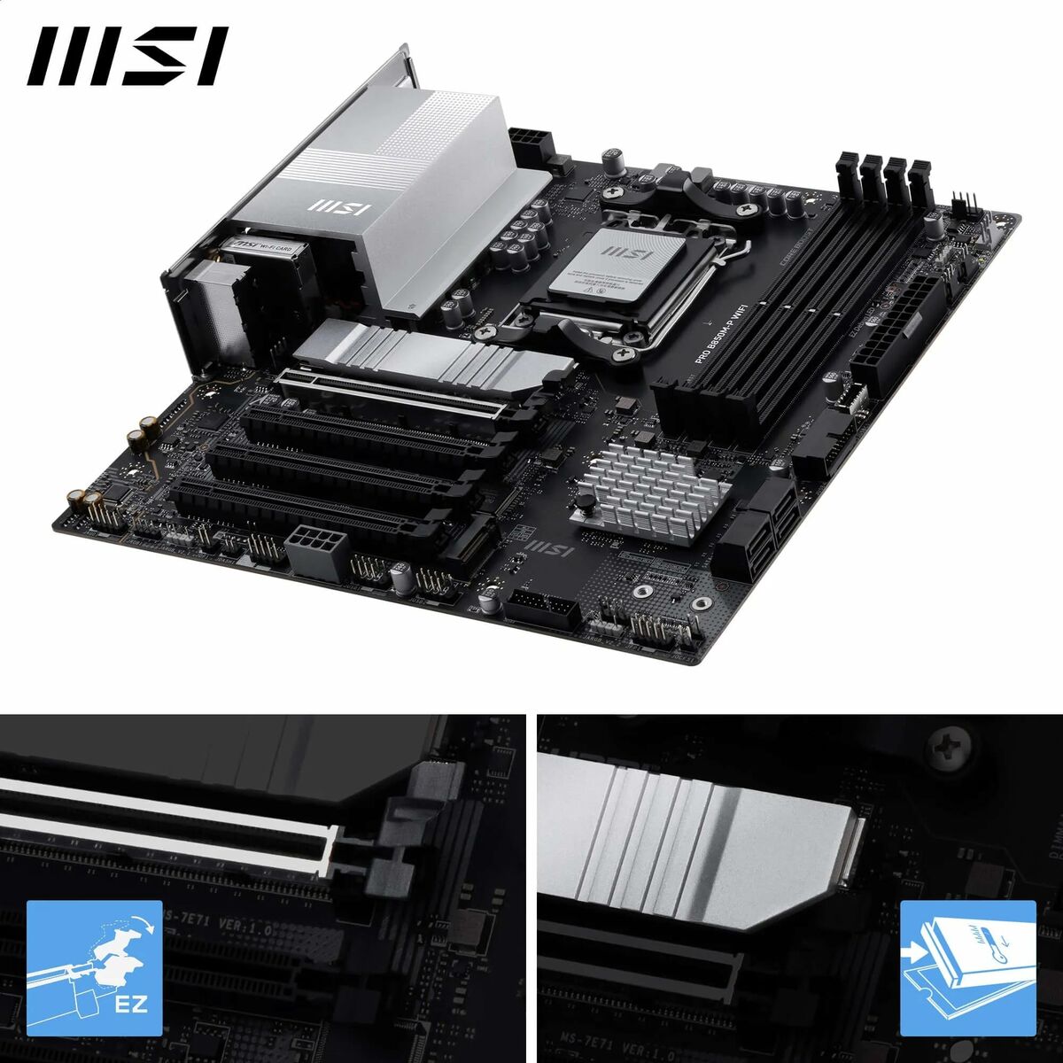 Motherboard MSI PRO B850M-P WIFI AMD AM5-5