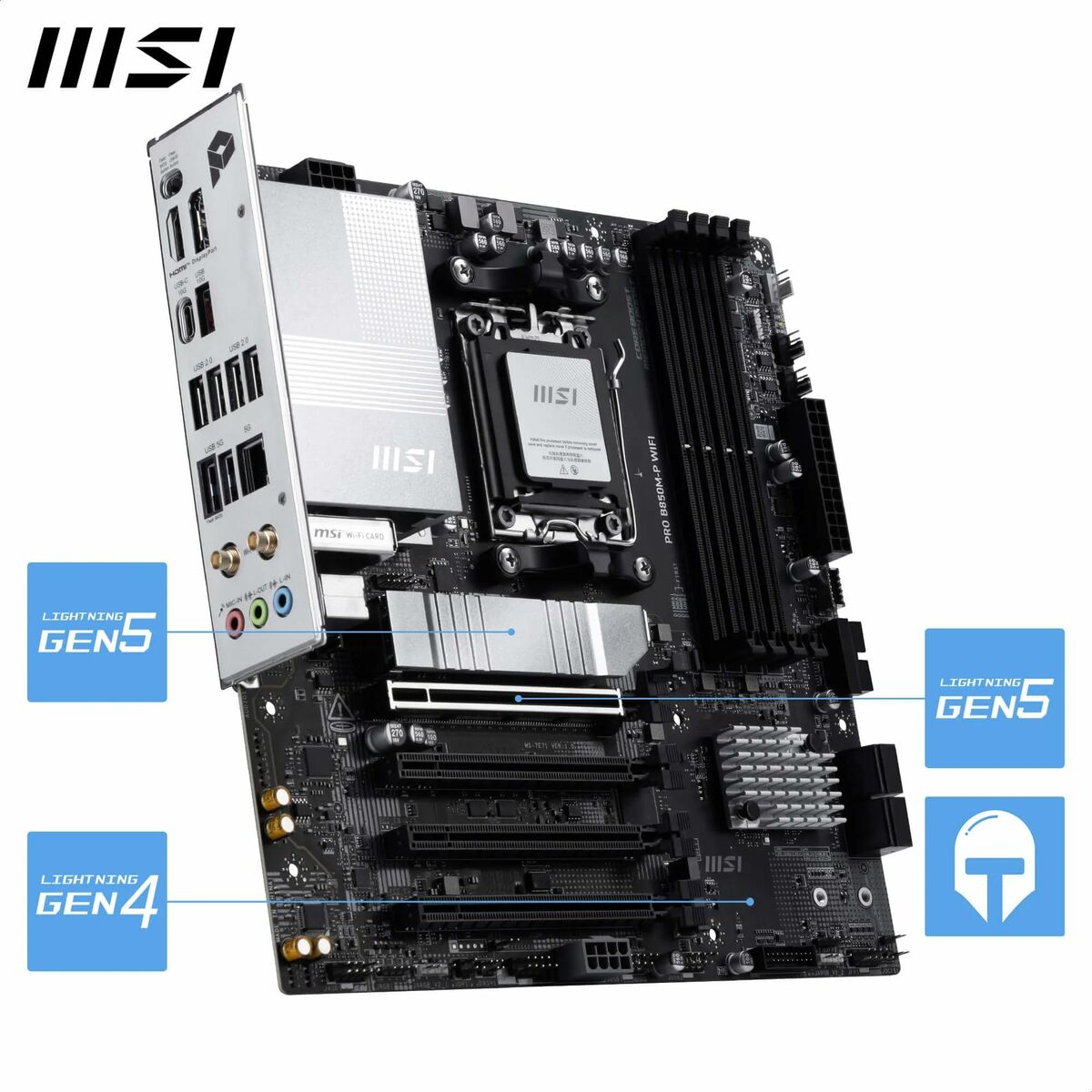 Motherboard MSI PRO B850M-P WIFI AMD AM5-3