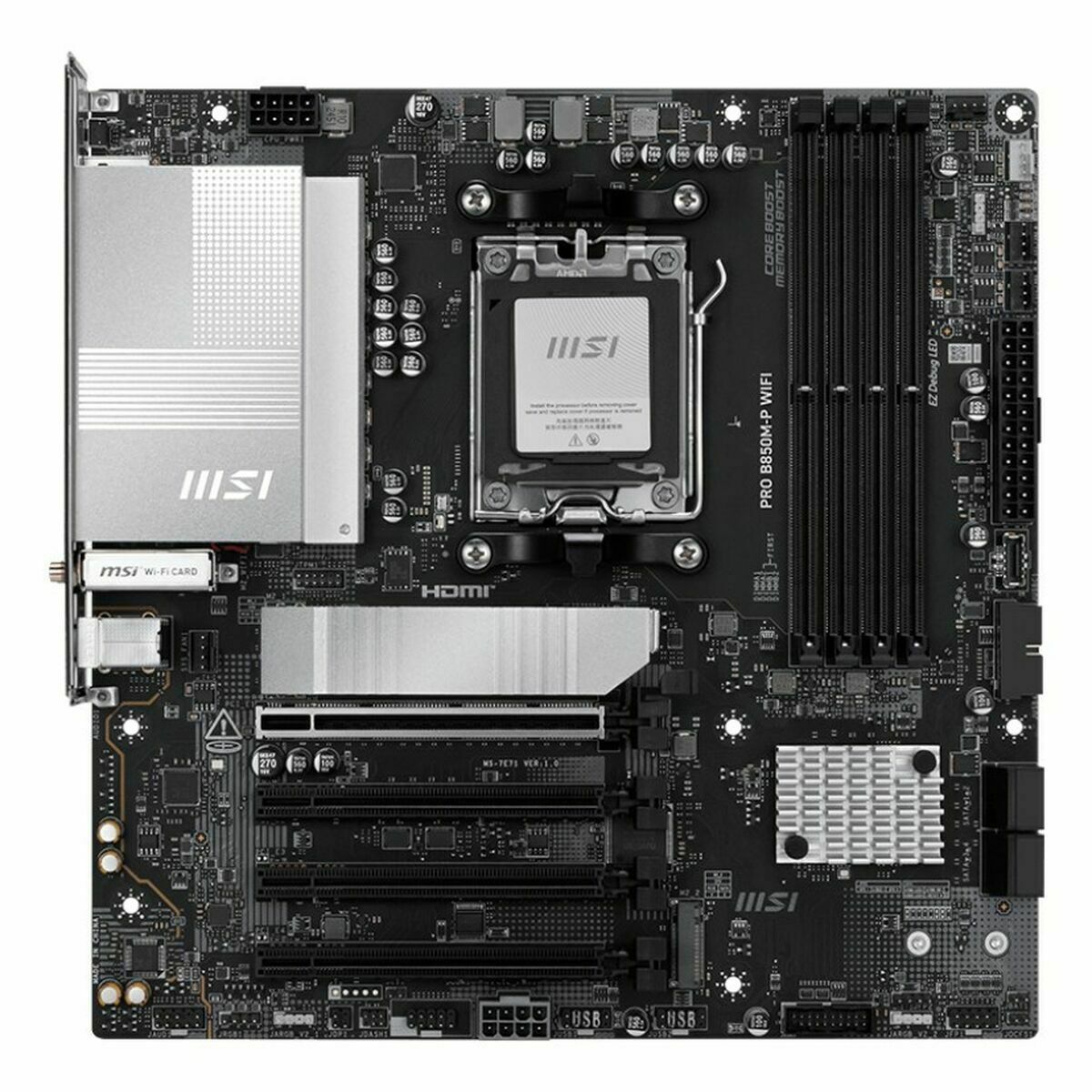 Motherboard MSI PRO B850M-P WIFI AMD AM5-11