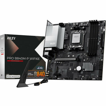 Motherboard MSI PRO B840M-P WIFI6E AMD AM5 AMD-12