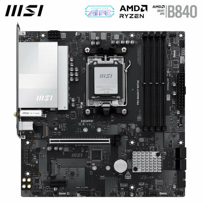 Motherboard MSI PRO B840M-P WIFI6E AMD AM5 AMD-11