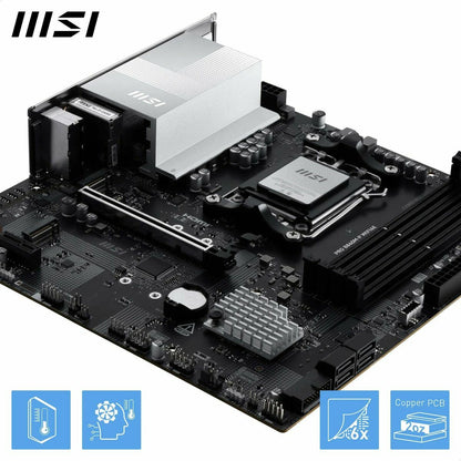 Motherboard MSI PRO B840M-P WIFI6E AMD AM5 AMD-9