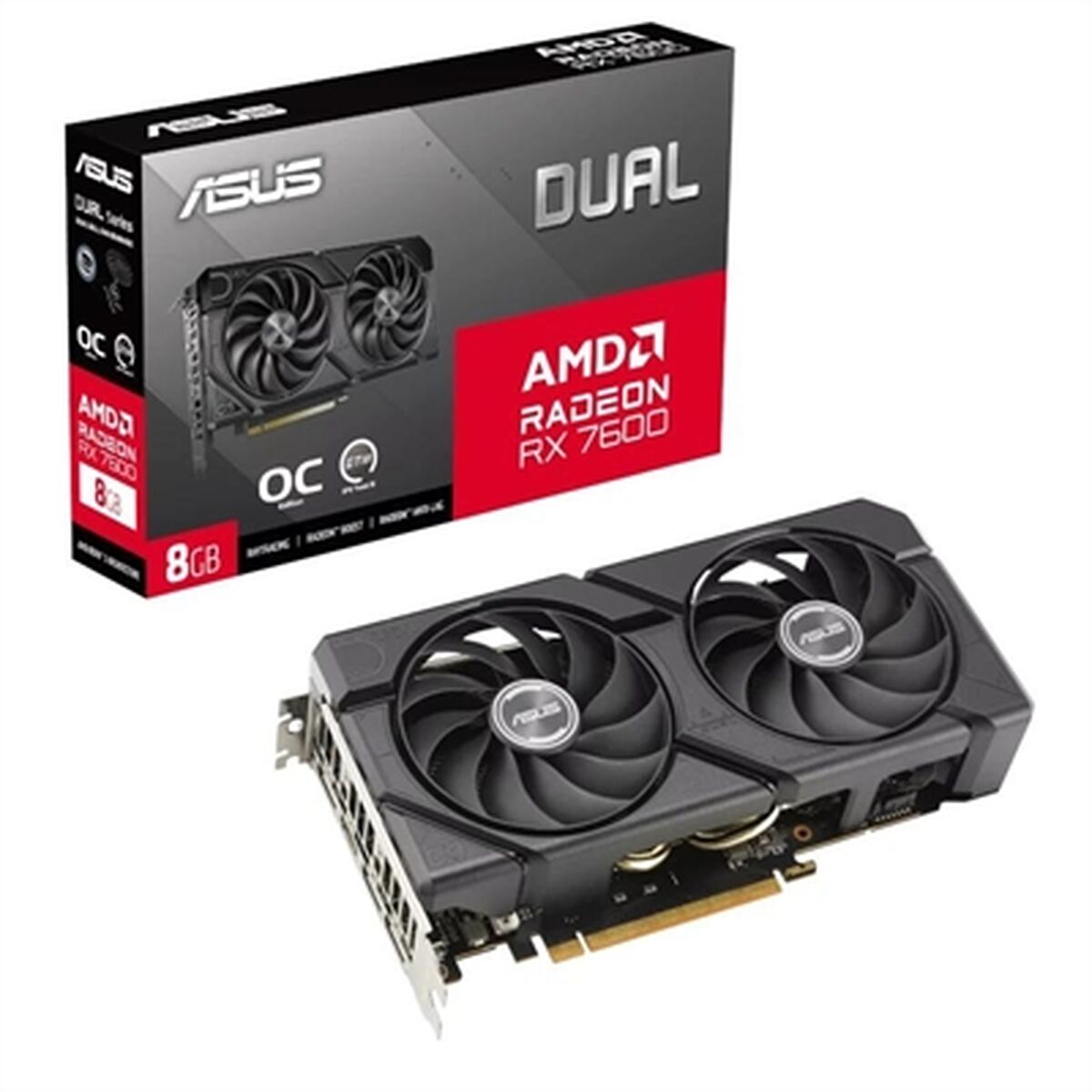 Graphics card Asus RX7600-O8G-EVO 8 GB GDDR6-2