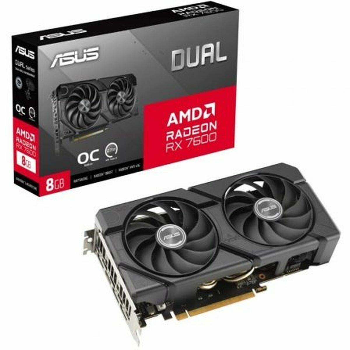 Graphics card Asus RX7600-O8G-EVO 8 GB GDDR6-0