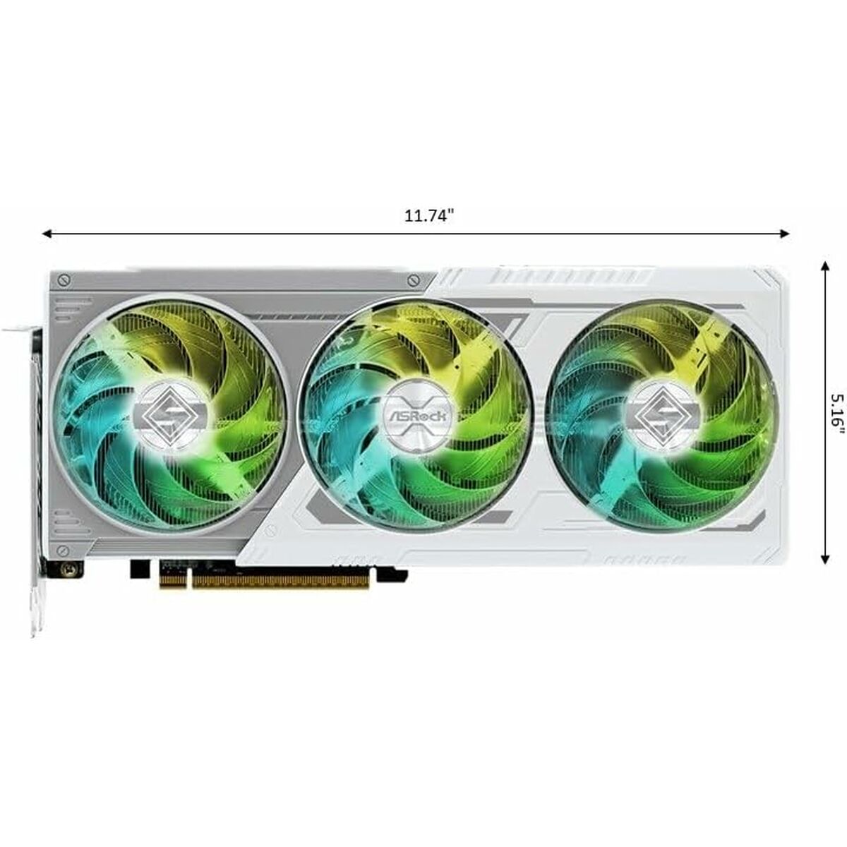 Graphics card ASRock RX9060XT SL 16GO GDDR6 RADEON RX 9060 XT 16 GB-11