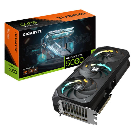 Graphics card Gigabyte GeForce RTX 5080 GAMING OC 16G GEFORCE RTX 5080 16 GB GDDR6 GDDR7-0