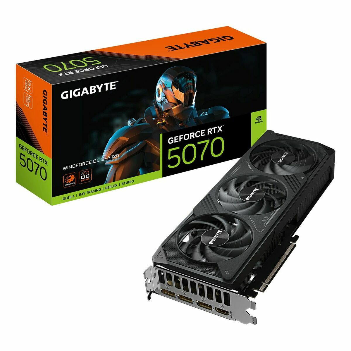 Graphics card Gigabyte nvidia geforce rtx 5070 12 GB GDDR6 GDDR7