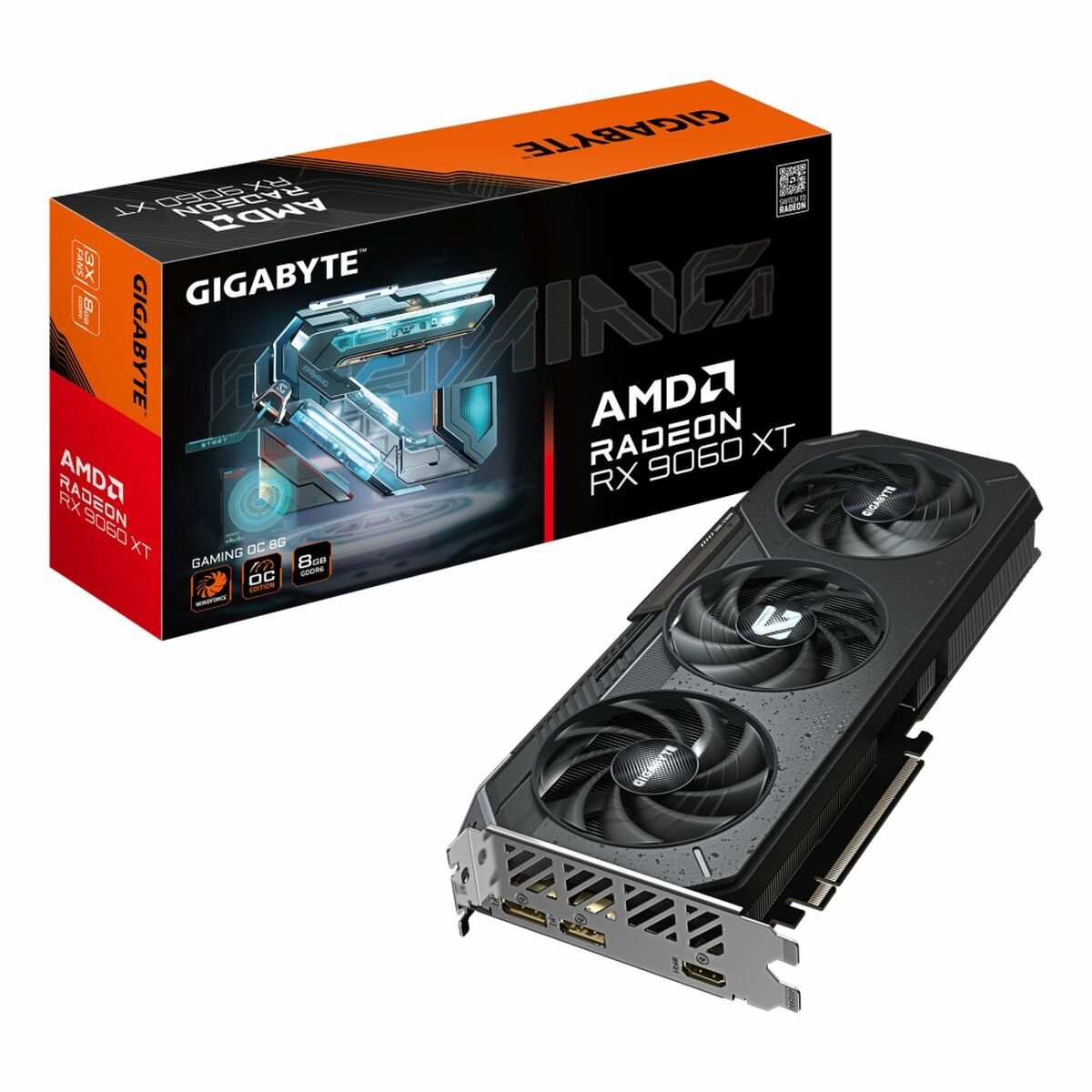 Graphics card Gigabyte 9VR9068XGO-00-G10 RADEON RX 9060 XT 8 GB GDDR6-0
