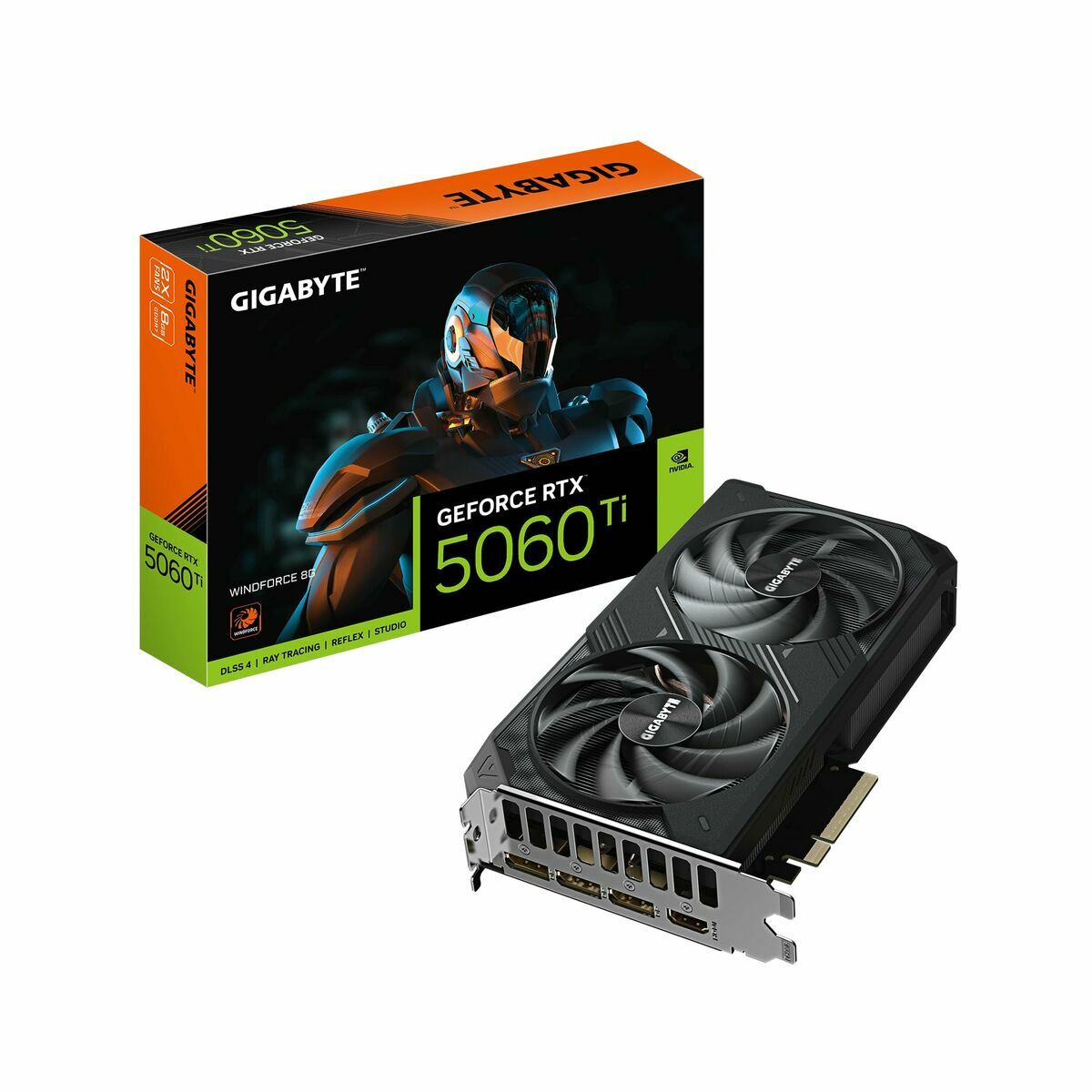 Graphics card Gigabyte 9VN506TW8-00-G10 geforce rtx 5060 ti 8 GB GDDR6 GDDR7-25