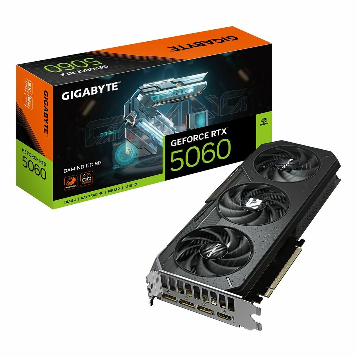 Graphics card Gigabyte 9VN5060GO-00-G10 8 GB GEFORCE RTX 5060 GDDR7-9