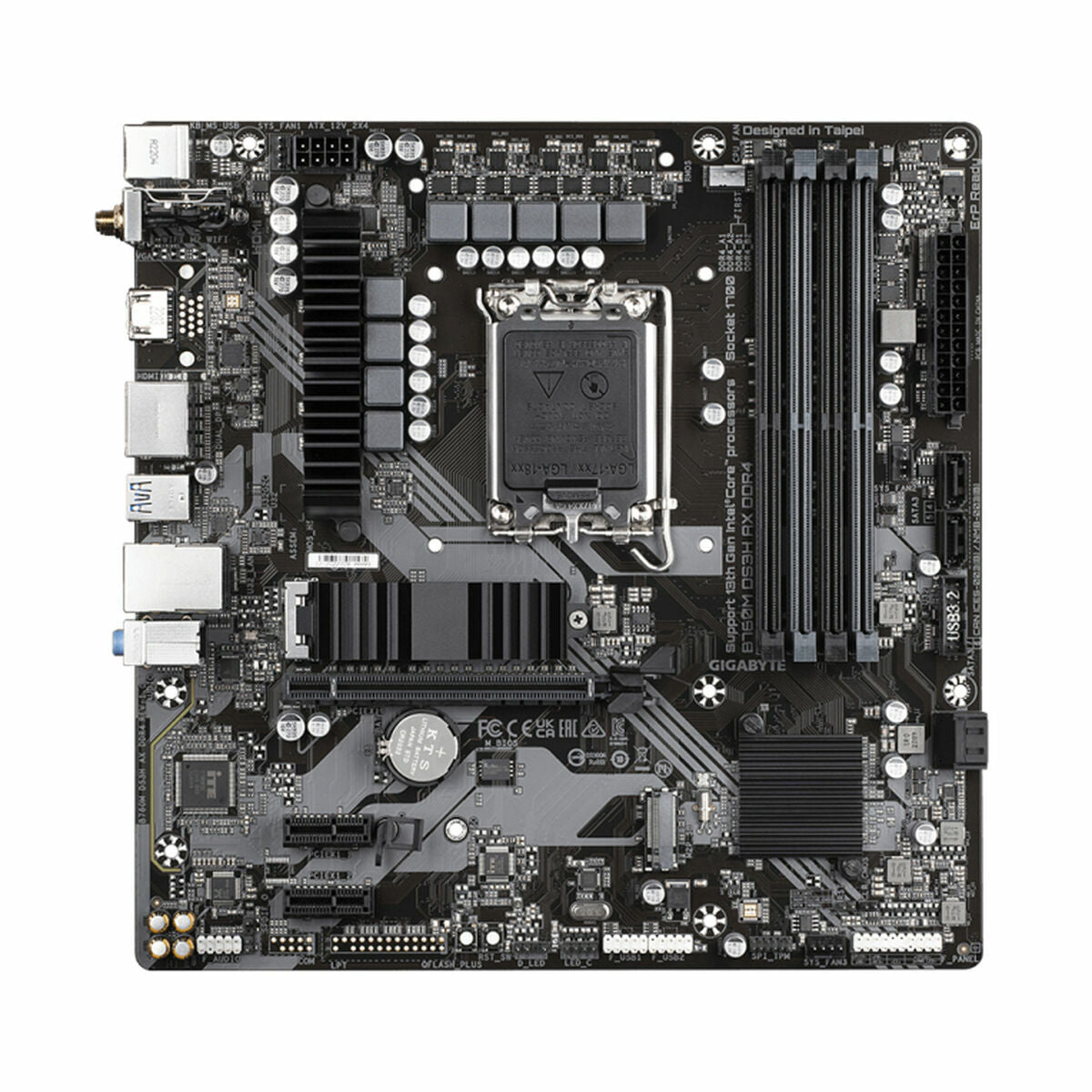 Motherboard Gigabyte B760M DS3H AX DDR4 DDR4 LGA 1700 Intel-0