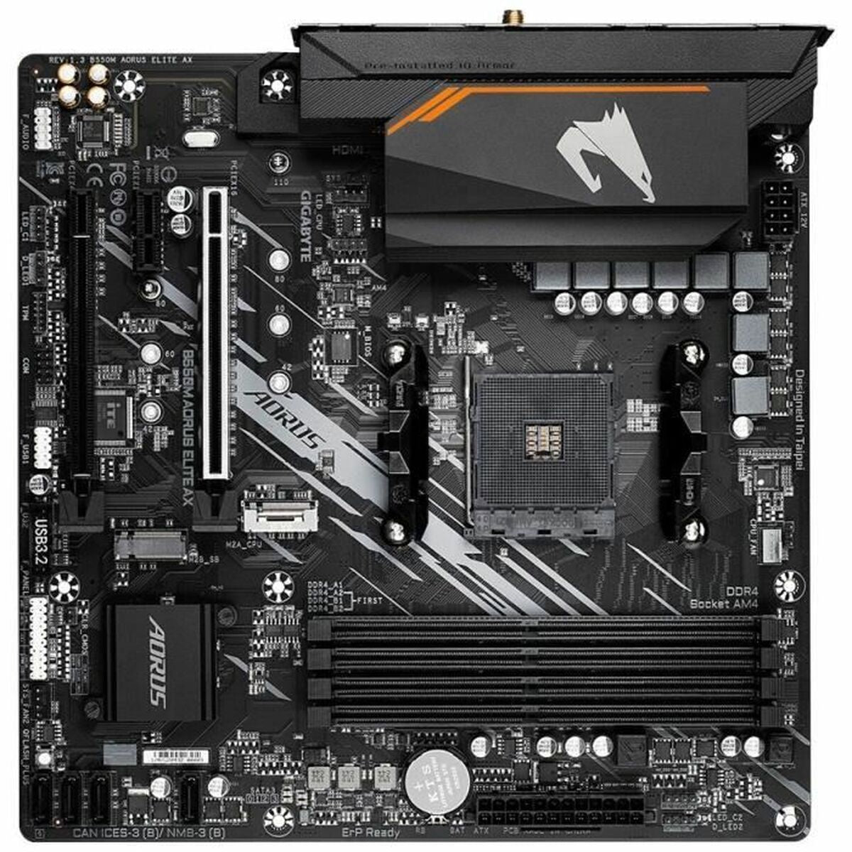 Motherboard Gigabyte AMD B550 AMD AMD AM4-4