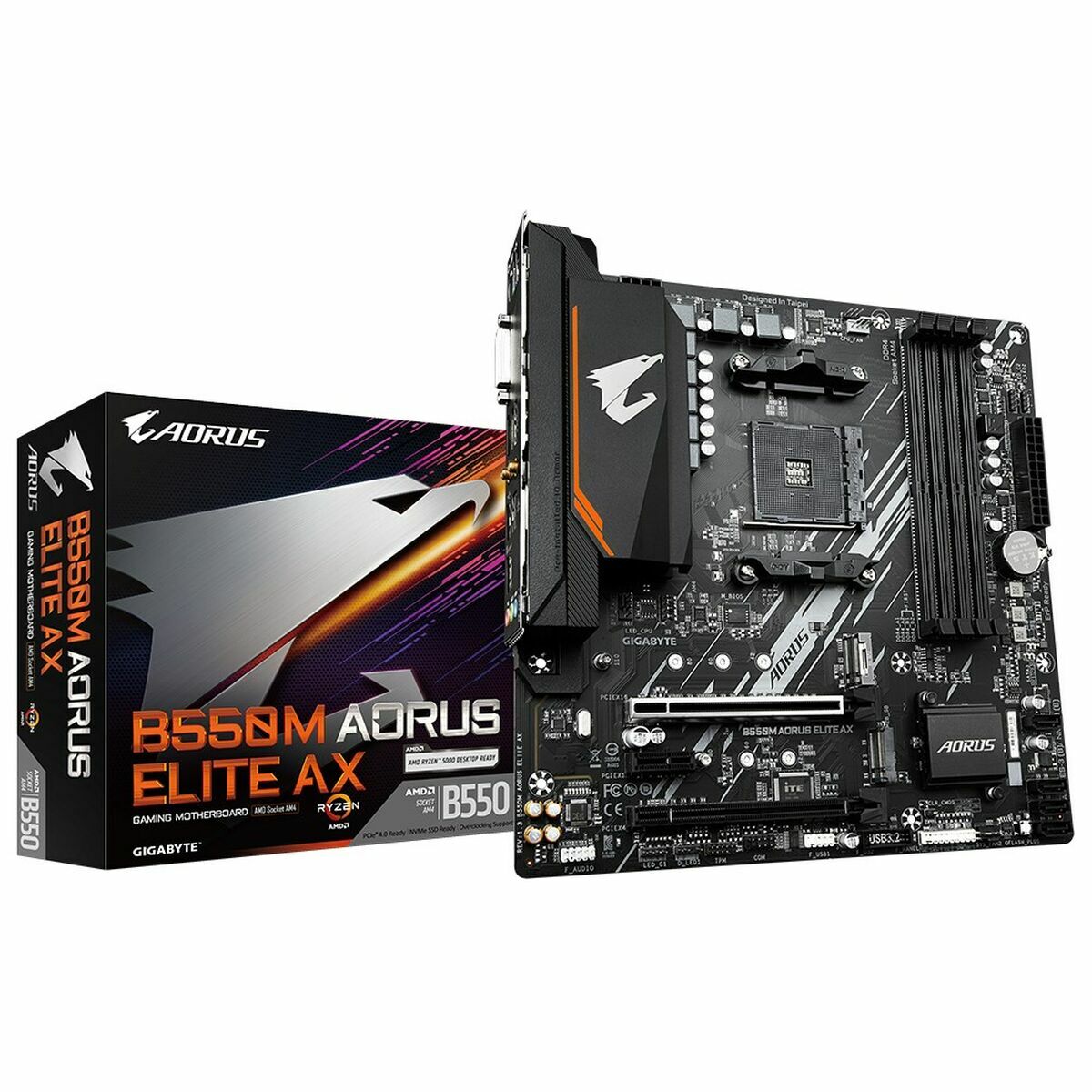 Motherboard Gigabyte AMD B550 AMD AMD AM4-2