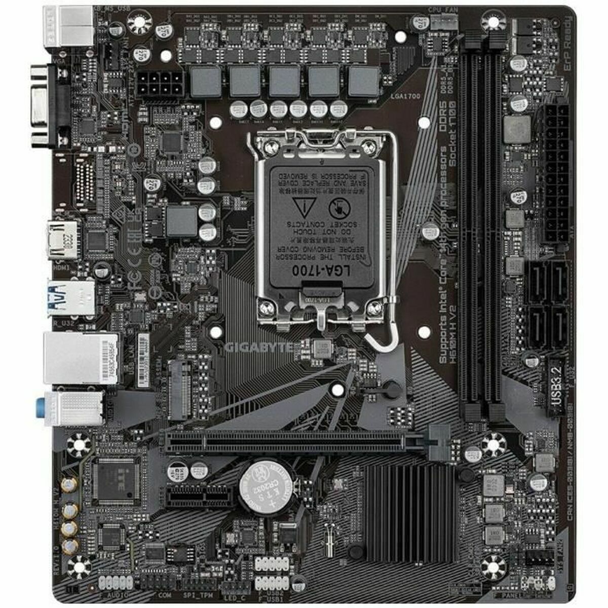 Motherboard Gigabyte H610M H V2 LGA 1700-10