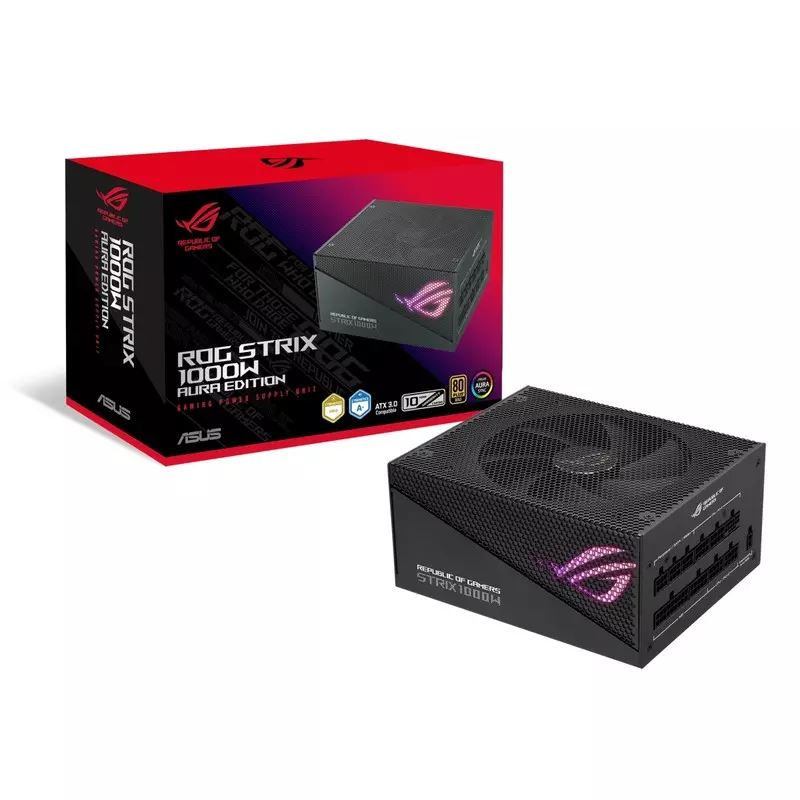 ASUS ROG Strix 1000W Gold Aura Edition moduł zasilaczy 20+4 pin ATX ATX Czarny (90YE00P1-B0NA00)-0