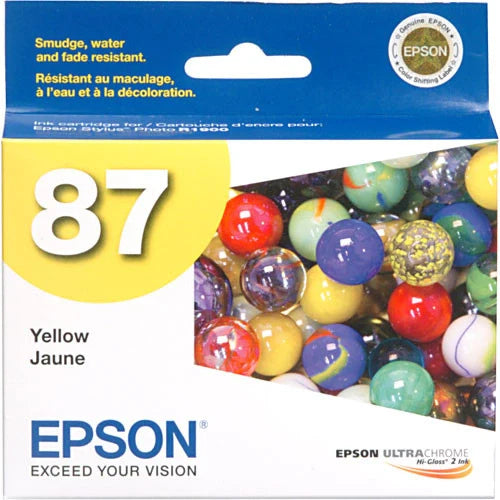 Original Epson 87 (T0874) Yellow Ink Cartridge-0
