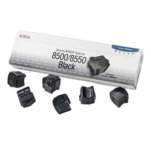 Genuine Xerox Solid Ink 8500/8550 Black (6 sticks) (108R00672)-0