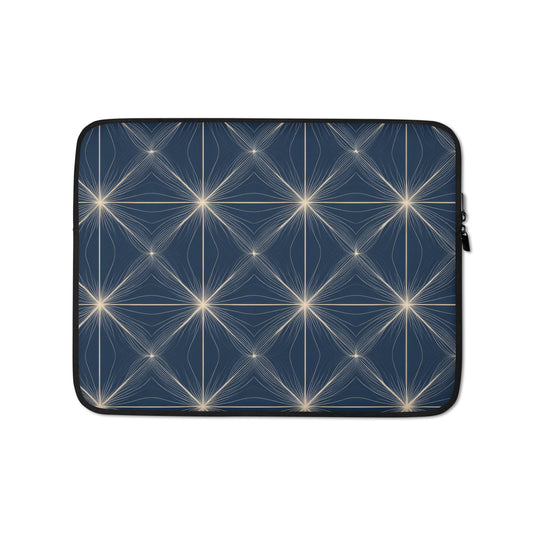 Midnight Geometry Laptop Sleeve-0