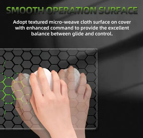 Honeycomb E-Sports Mouse Pad & Desk Mat